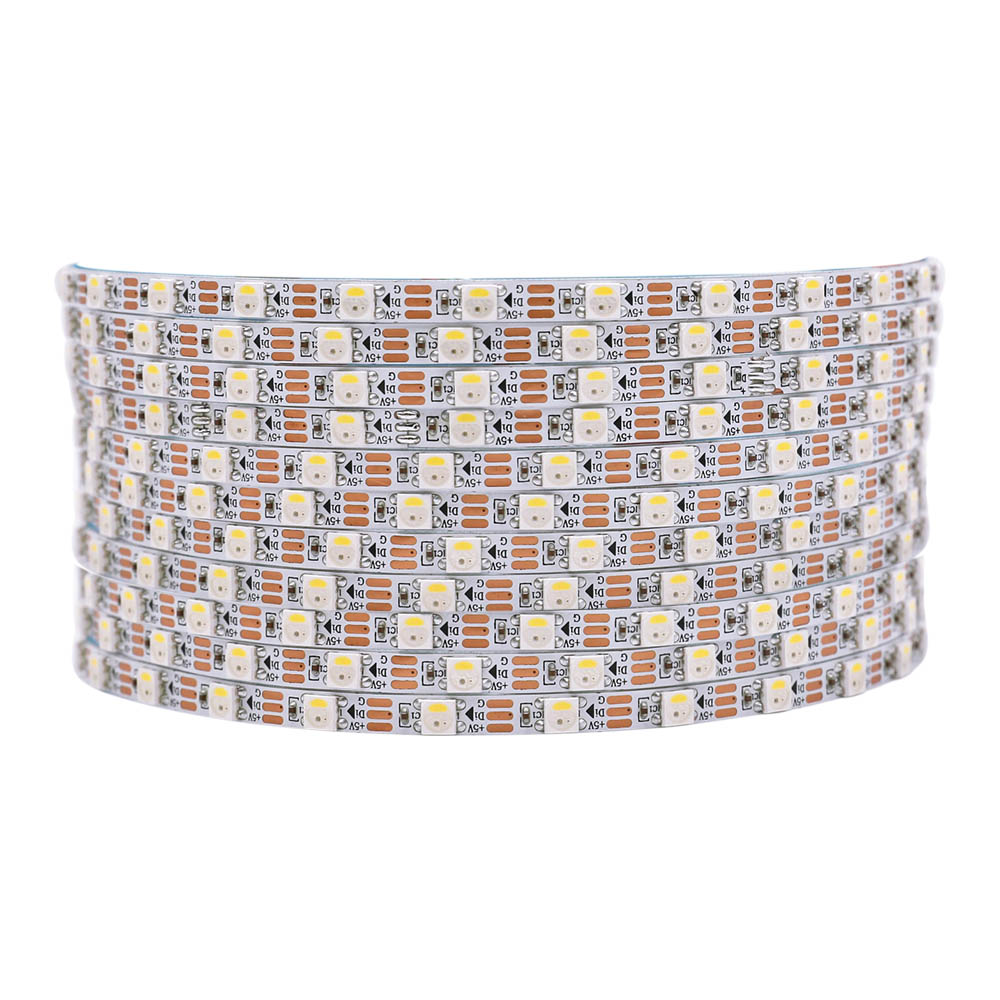 DC5V SK6812 3.28Ft 60LEDs Ultra Narrow 0.20in Wide Individually Addressable RGBW LED strip light DC5V SK6812 3.28Ft 60LEDs Ultra Narrow 0.20in Wide Individually Addressable RGBW LED strip light